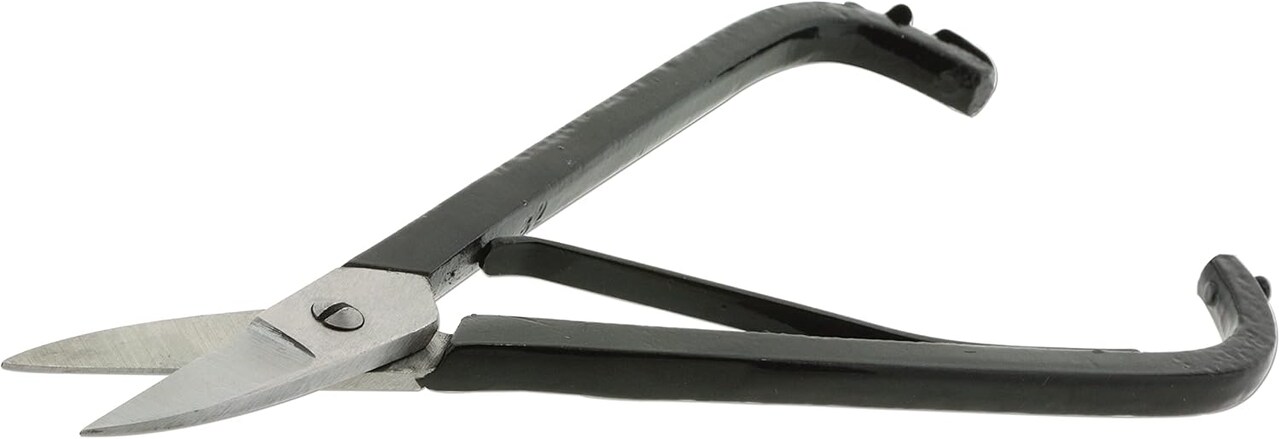 The Beadsmith Metal Plate Shears – 7 inches (178mm) – Steel Blades – Comfort Grip with Single-Leaf Spring Handle – Tool for Cutting Stamping Blanks, Sheet Metal (Up to 20 gauge) and Craft Wire